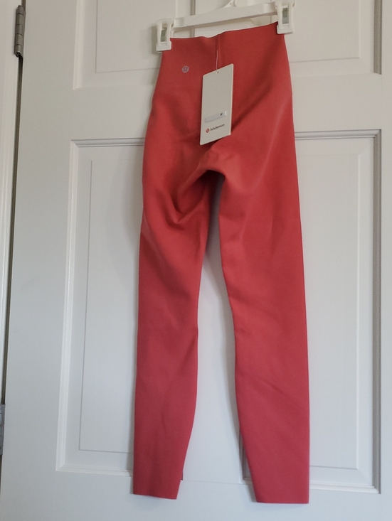 Pants - NWT Lululemon Glow UP 25IN High-Rise Leggings DESERT RED SZ 0